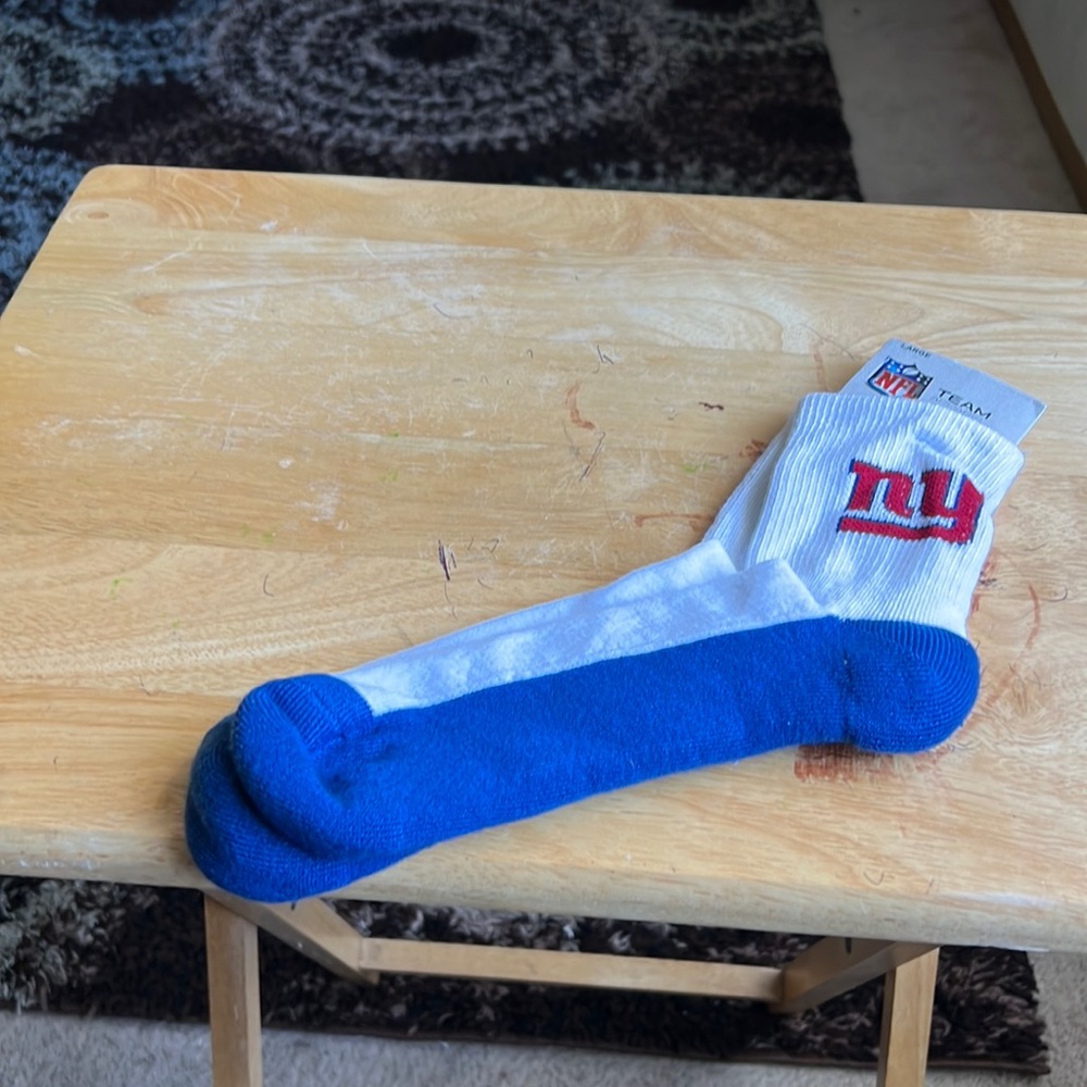 Nfl large white navy socks
